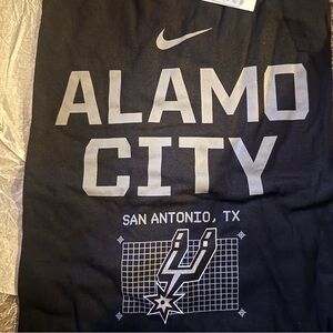 Nike Spurs Alamo City Black Tee